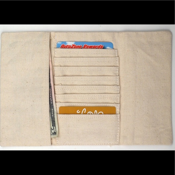 Wallet trifold paint splatter unique gift idea - Picture 6 of 6